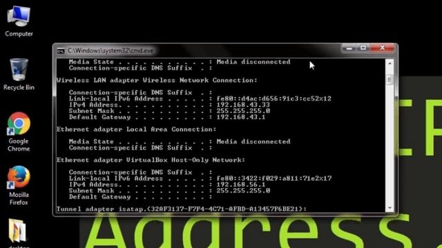 Find IP Address | How to find Ip address of any device on windows ( LAN&WAN ) смотреть онлайн