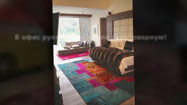 Современные персидские лоскутные ковры (пэчворк) ручной работы смотреть онлайн