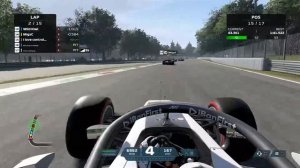 Funny race start | league race in F2 cars | Monza track | F1 2021 game