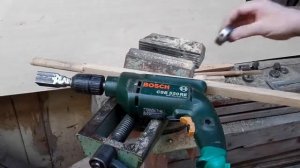 Самодельные приспособления для изготовления шкантов трех размеров Дачный мастер на все руки