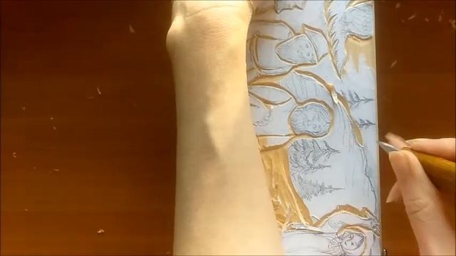 #8. Резьба шкатулки по сказам Павла Бажова "Огневушка-Поскакушка". 8 часть. смотреть онлайн