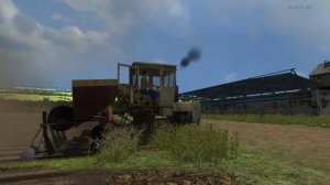 Т-70С и картофелесажалка СН-4Б