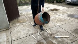 Бетономешалка своими руками с ручным приводом. concrete mixer with manual drive