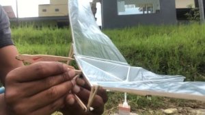 FLYING BIRD ORNITHOPTER MECHANISM RUBBER BAND POWERED