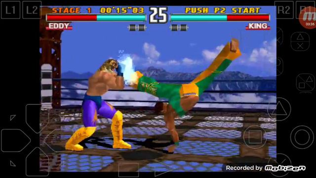 Tekken 3 on ePSXe Android смотреть онлайн