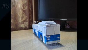 Обзор на бумажные троллейбусы