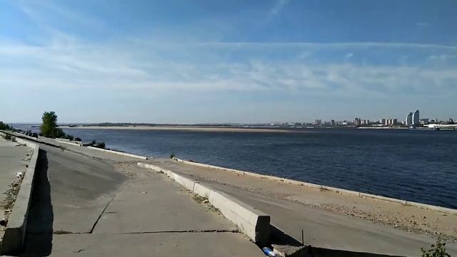 Красивый вид на Волгоград. Набережная Краснослободска Волгоградской области
