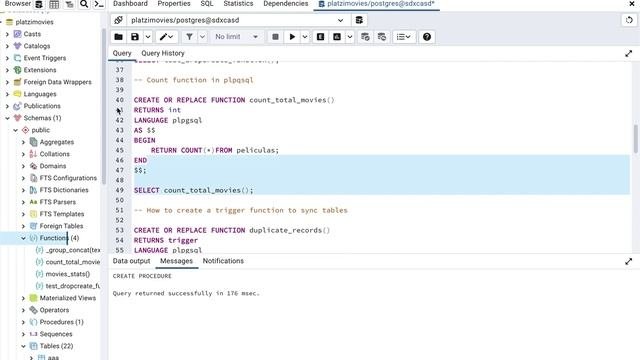 PgAdmin PosrgreSQL Query Using SQL And PLPGSQL Trigger Functions