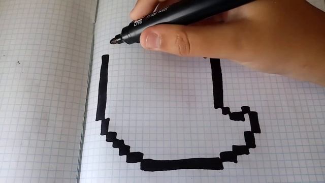 Рисуем по клеточкам приведение ? смотреть онлайн