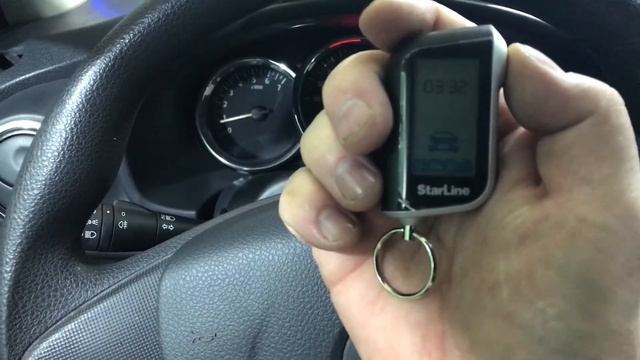 Автозапуск Renault Logan. Сигнализация Старлайн А93, установка на автомобиль с механической кпп смотреть онлайн