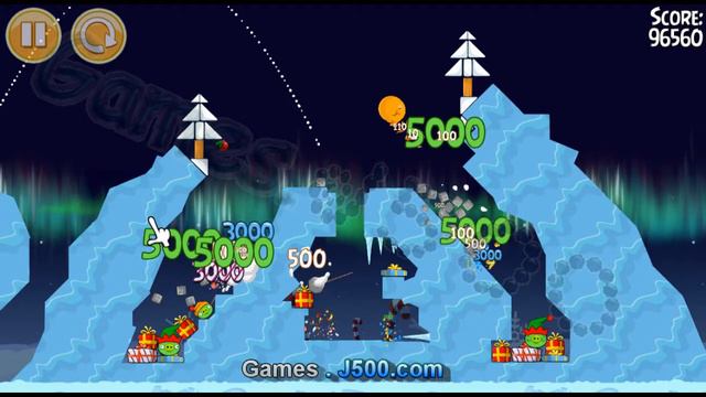 Angry Birds Seasons Winter wonderham 2. Golden Egg Bonus Level Walkthrough Lösung смотреть онлайн