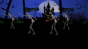 Spooky Spooky Children's Halloween Skeleton Dance Song -Nursery Rhyme