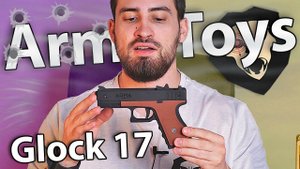 Резинкострел пистолет Глок (Glock 17) видео обзор