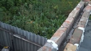 Опалубка армопояса из кирпича в котельной.