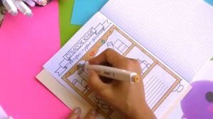 Loom Planet! ЛЕТНИЕ ИДЕИ Часть 3! Оформление Личного Дневника в клеточку