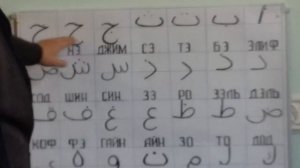 УЧИМ  АРАБСКИЙ АЛФАВИТ.