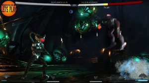 ВСЕ СЕКРЕТНЫЕ ПРИЁМЫ - ЧЁРНЫЙ МАНТА  INJUSTICE 2