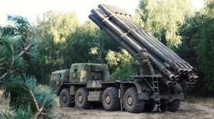 Боевая работа расчётов РСЗО «Смерч»