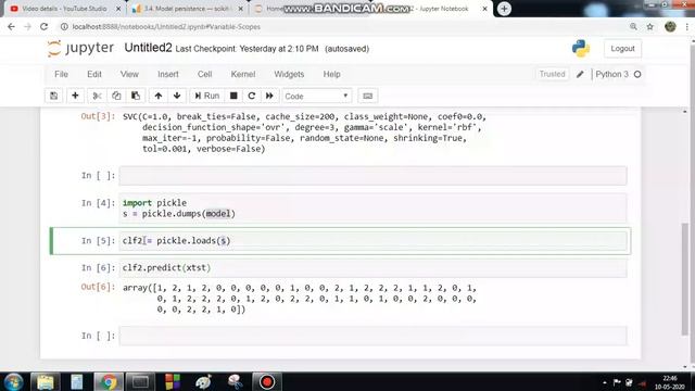 001 Persistence of Scikit-Learn Model using pickle and joblib смотреть онлайн