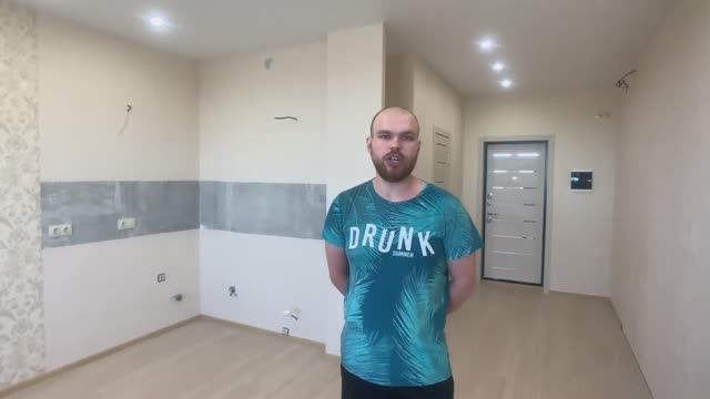 Видео обзор готового ремонта квартир - Студия 30м2