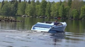 V8 Monster Boat Start engines Baja 240-V8 моторная лодка