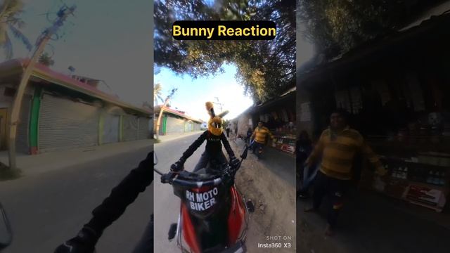 Bunny Helmet wala Ladka❤️?❤️ #rhmotobiker #bunnyhelmet #bunnyscooty #bunnyhelmetbonga#reaction