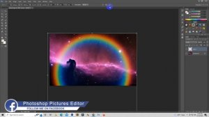 How to add a rainbow in your photo in Adobe photoshop cs6