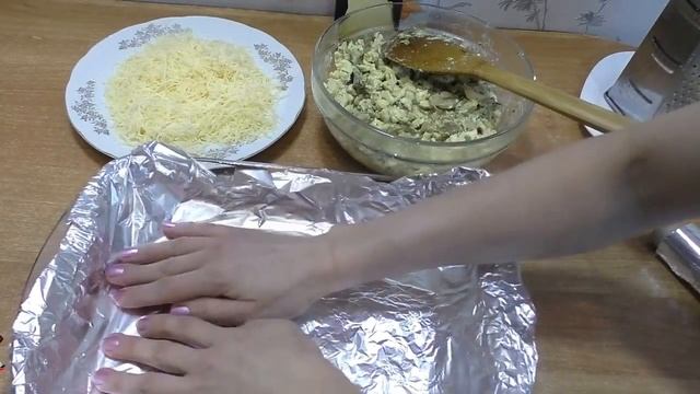 Лазанья болоньезе рецепт с курицей и грибами / lasagne bolognesi