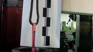 Испытание стропы «Дайнима»