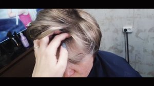 Мелирование волос. Разбавляем тёмный тон.