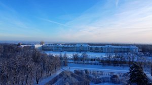 Екатерининский дворец и Екатерининский парк зимой