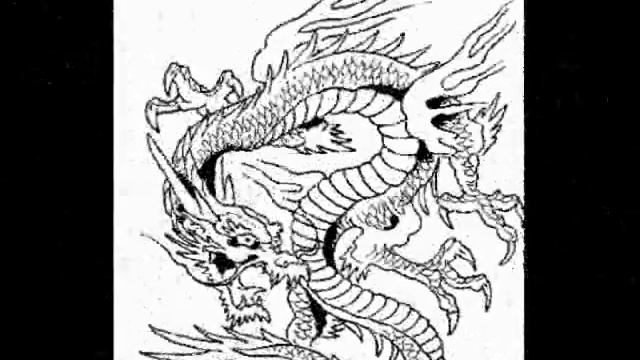 Dragon Tattoo Drawing