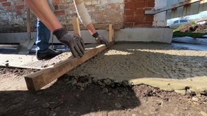 отмостка без маяков