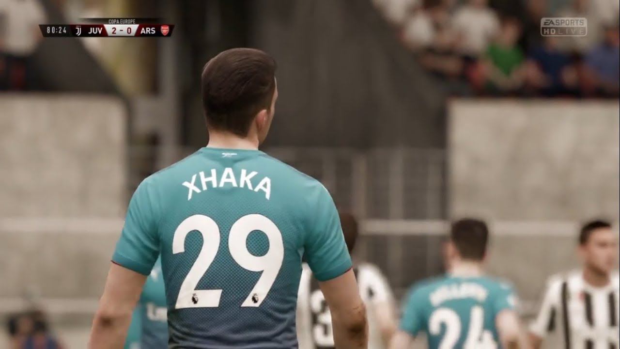 Суперкубок Европы Арсенал-Ювентус FIFA 18 Карьера за Арсенал #7