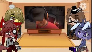 Fnaf Crew reacts to: Meet The Medic and Sniper | Part 4 |