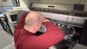 Замена печатающей головки Epson SureColor SC–P7000