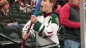 LUCKY BOY GETS A STICK FROM THE PLAYERS, LEFT HIM IN SURPRISE