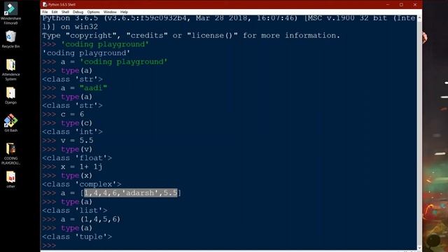 #5 Python Data Types | Python Tutorials for Beginners [Datatypes] | #Python tutorials