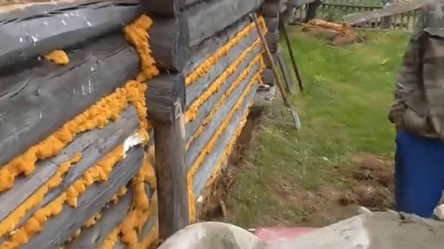 Меняем нижние венцы деревенского дома.. Часть 2. смотреть онлайн