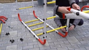 ▶Как собрать детский спортивный комплекс ROMANA Веселая лужайка-2. Инструкция по сборке.