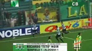 RICARDO NOIR - BANFIELD 1 - ALDOSIVI 1 B NACIONAL 2012-13 FECHA 2 20-8