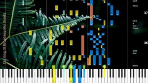 🎹Chord & Lyrics, The King Of Broadway, Mel Brooks, Synthesia Piano