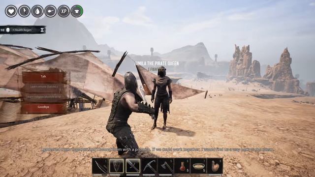 Conan Exiles - Jamila Pirate Queen Conversation смотреть онлайн