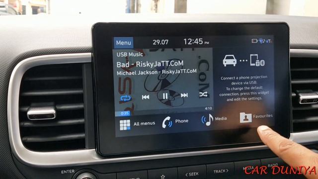 Hyundai Venue S SX  SX Dual Tone Music System Explained-All Features Covered
