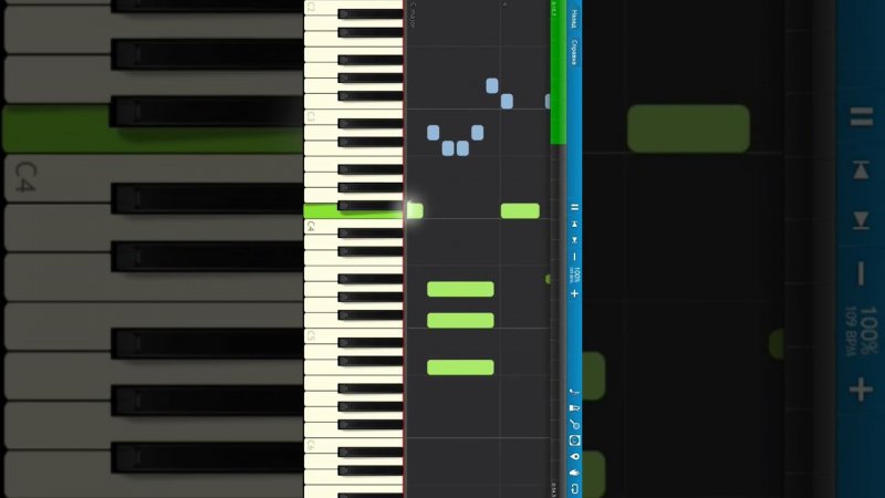 Noize MC - Кури бамбук #shorts #pianotutorial #synthesia #synth