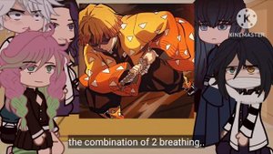 Hashiras react to Tanjiro using Thunder Breathing || Kny react