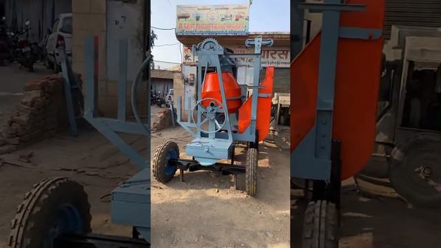 Concrete mixture lift machine