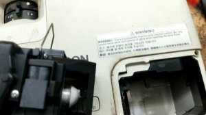 Epson Eb-x02 projector lamp error ,Epson projector repair, projector lamp replace, repair projecto