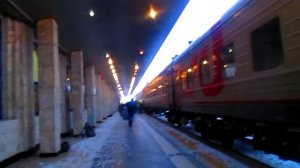 Станция Нижний Новгород Московский поезд 253 Казань-СПБ стоит 06.01.2015