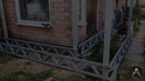 Балкон из профильной трубы своими руками